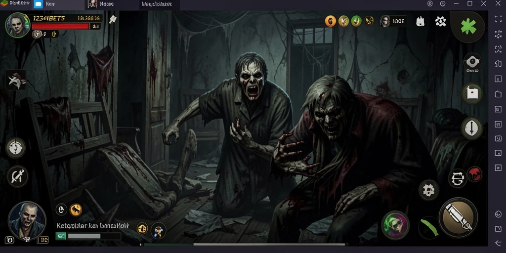 Gameplay menegangkan di dalam dunia horor yang mencekam.