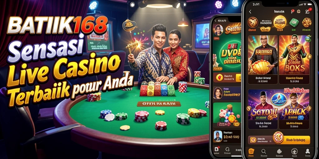 Tampilan gameplay Live Casino yang memikat dan interaktif dari BATIK168.