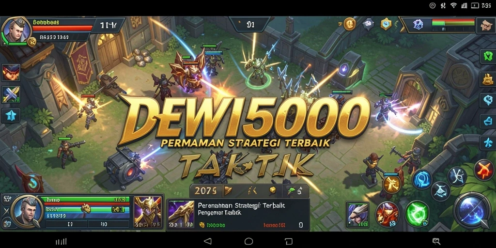 Tampilan gameplay DEWI5000 yang strategis dan mendebarkan.