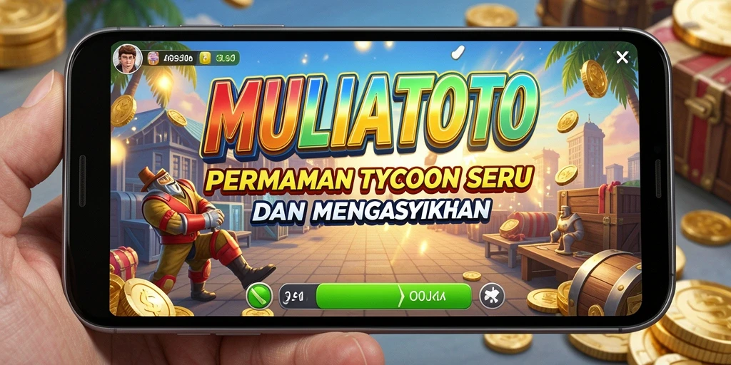 Gameplay seru MULIATOTO yang mengajak Anda menjadi pengusaha sukses.