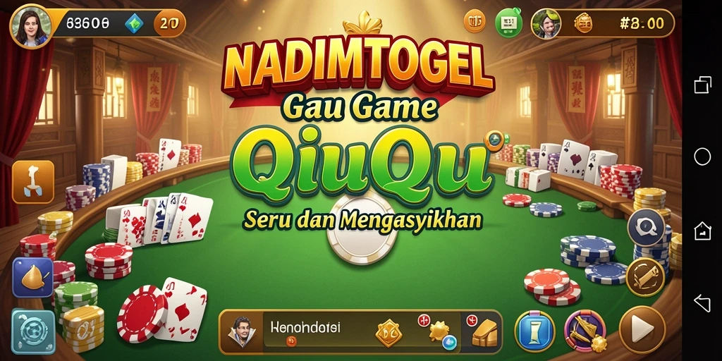 Tampilan gameplay <strong>NADIMTOGEL</strong> yang menggugah semangat bermain QiuQiu.