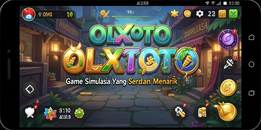 Screenshot utama OLXTOTO menunjukkan karakter-player berinteraksi dalam gameplay yang dinamis.