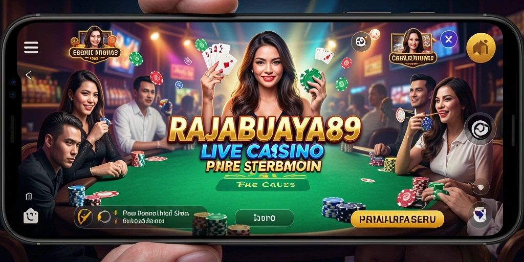 Tampilan menarik dari gameplay Live Casino RAJABUAYA89 yang menegangkan.