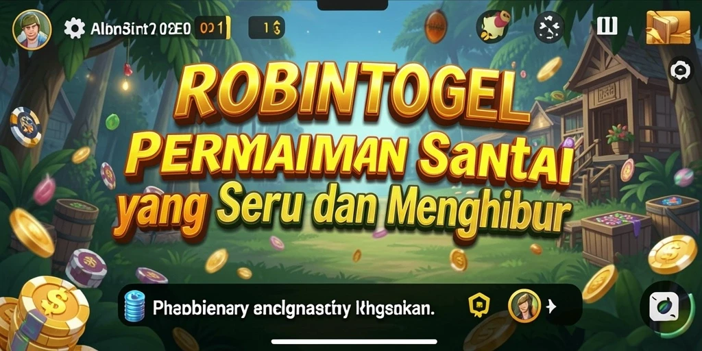 Tampilan gameplay ROBINTOGEL yang menarik dan menghibur.