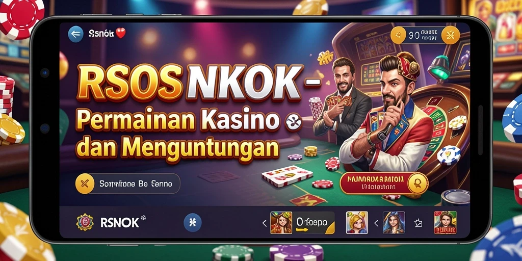Tampilan gameplay seru RSNOK yang mengedepankan pengalaman Kasino nyata.