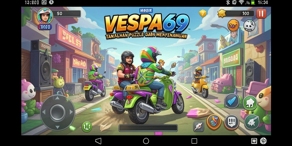 Gameplay seru VESPA69 menampilkan tantangan Puzzle yang menarik.